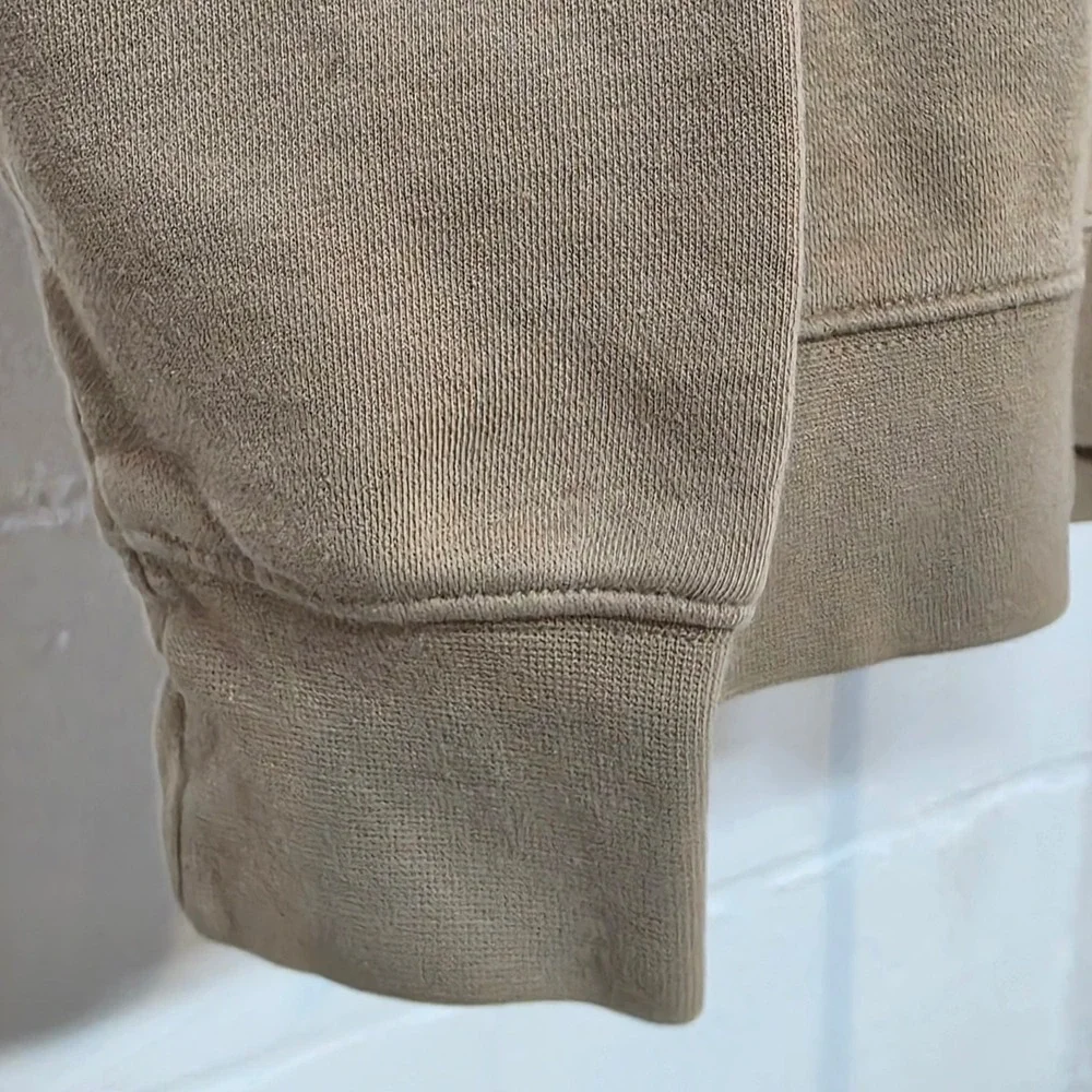 Nike Sportswear Club Fleece Crewneck Sweatshirt Khaki Tan Mens Small BV2662-247 - Picture 4 of 9